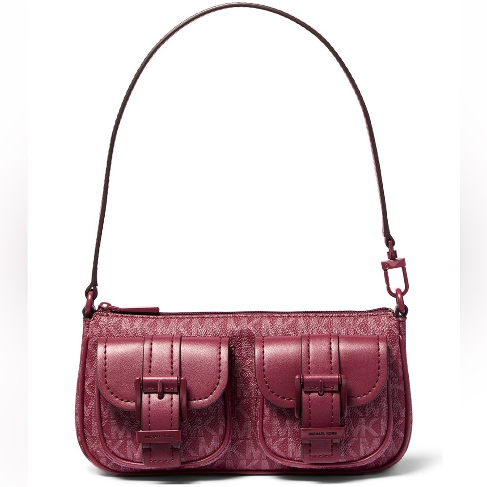 Michael Kors Shoulder Bag with Silver Hardware NWT - Picture 2 of 3